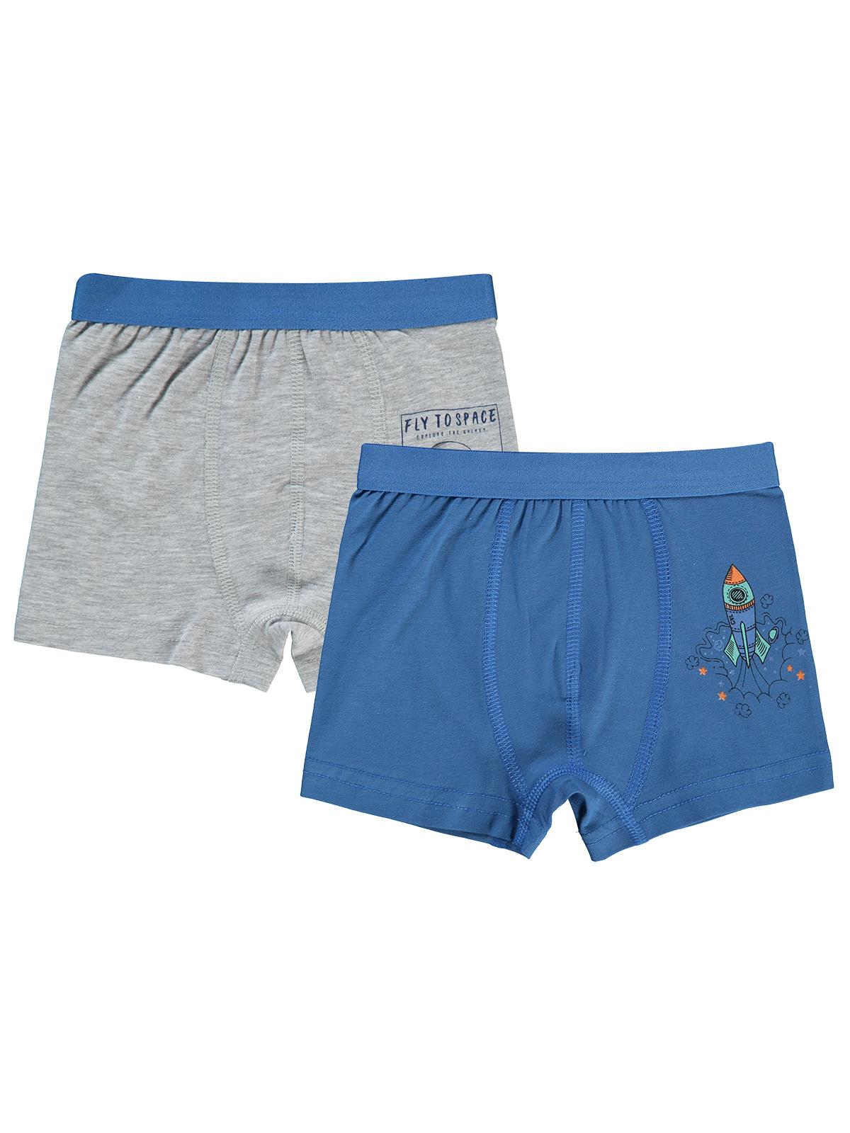 Civil Boys Astronot 2-10 Yaş 2'li Boxer Set