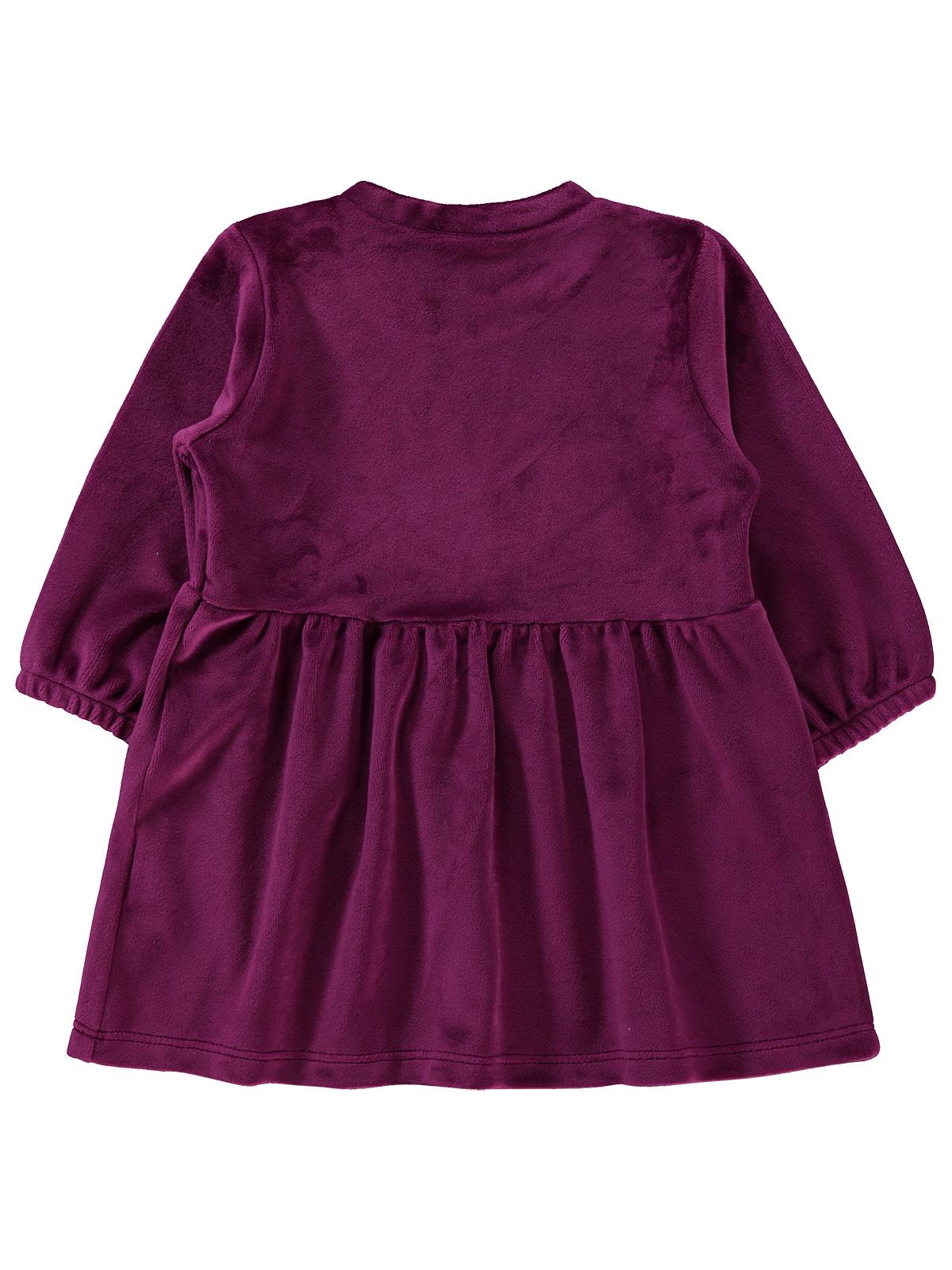Civil Baby Kol Ucu Lastikli 6-18 Ay Elbise - Lila