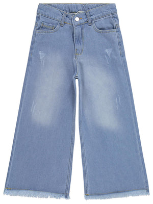 Civil Girls Pantolon Etek 10-13 Yaş Pantolon - Mavi