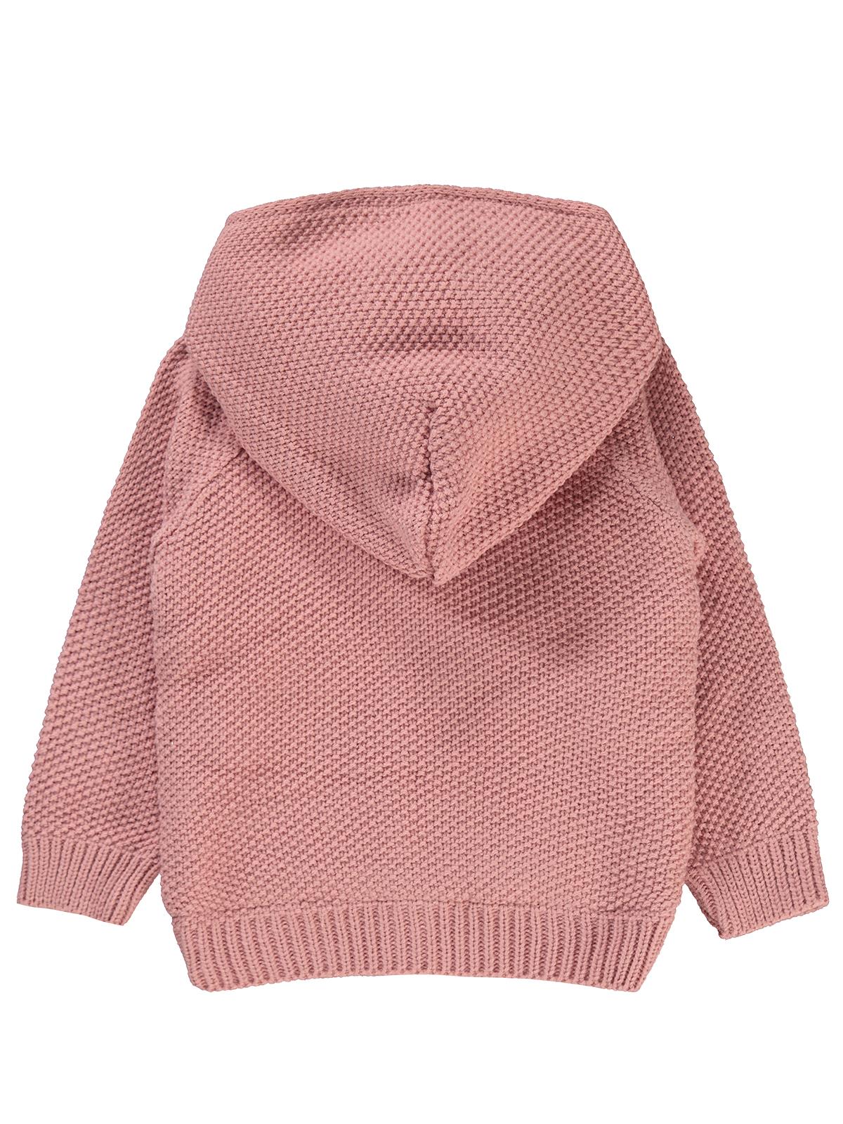Civil Baby Kirpi Nakışlı 6-18 Ay Hırka - Pudra