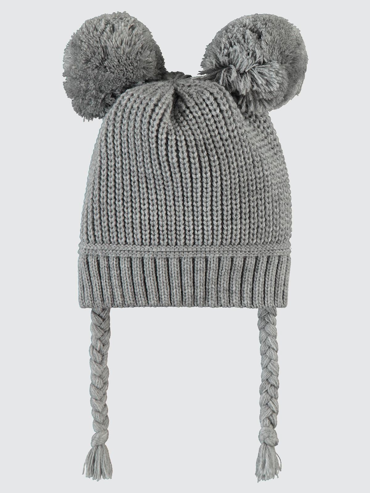 Civil Baby Basic Ponponlu 0-24 Ay Bebek Erkek Bere - Gri
