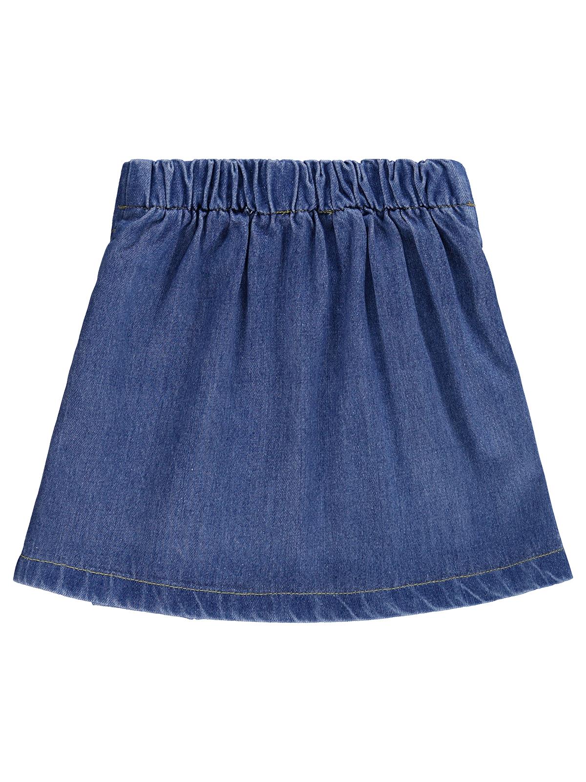 Civil Girls Pileli 2-5 Yaş Etek - Mavi