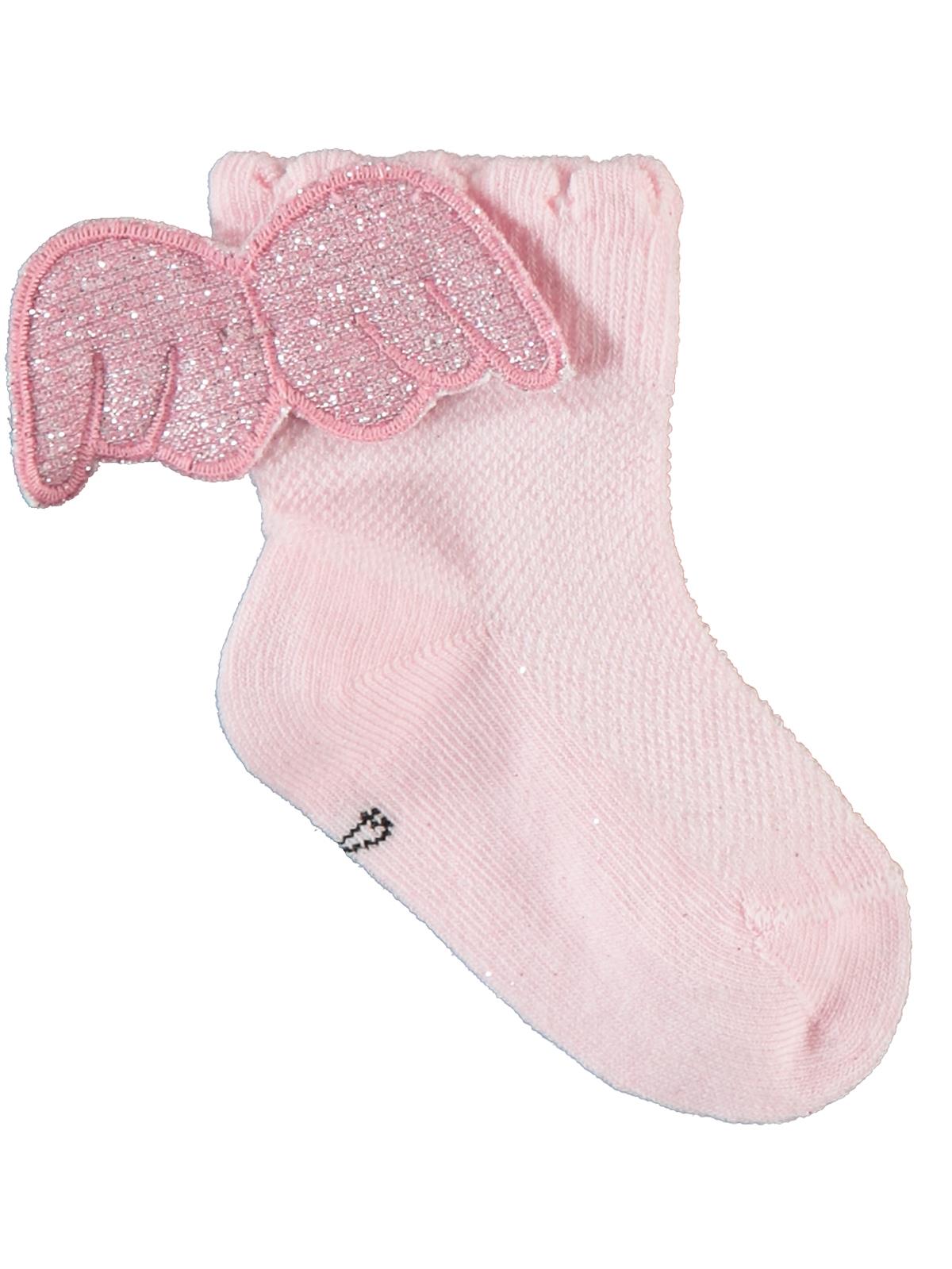 Civil Baby Kız Bebek Aksesuarlı Çorap 6- - Pembe