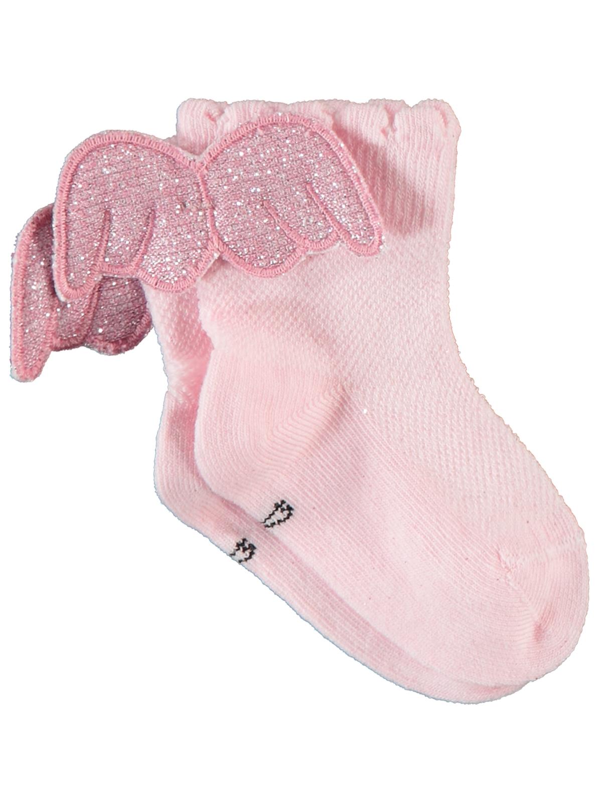 Civil Baby Kız Bebek Aksesuarlı Çorap 6- - Pembe
