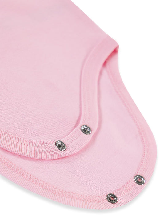 Civil Baby Düz Renkli 1-3 Yaş Çıtçıtlı Badi - Pembe