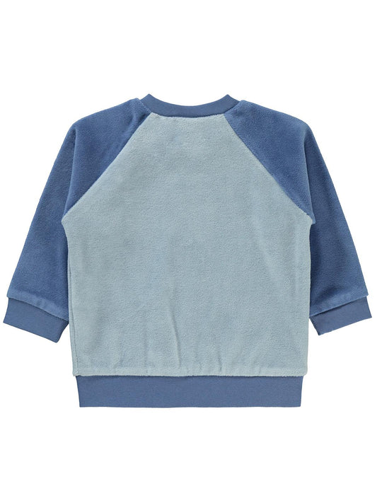 Civil Baby Dinozor Baskılı 6-18 Ay Sweatshirt - Mavi