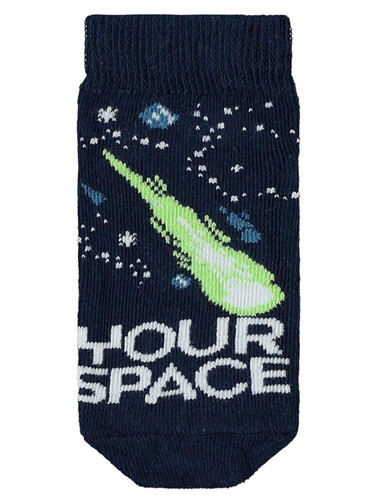 Civil Erkek Çocuk Your Space 3'lü Erkek Patik Çorap | Baskılı | Okul Kreş ve Günlük Kullanım