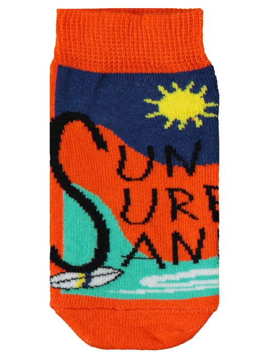 Civil Erkek Çocuk Surf 3'lü Erkek Patik Çorap | Baskılı | Okul Kreş ve Günlük Kullanım