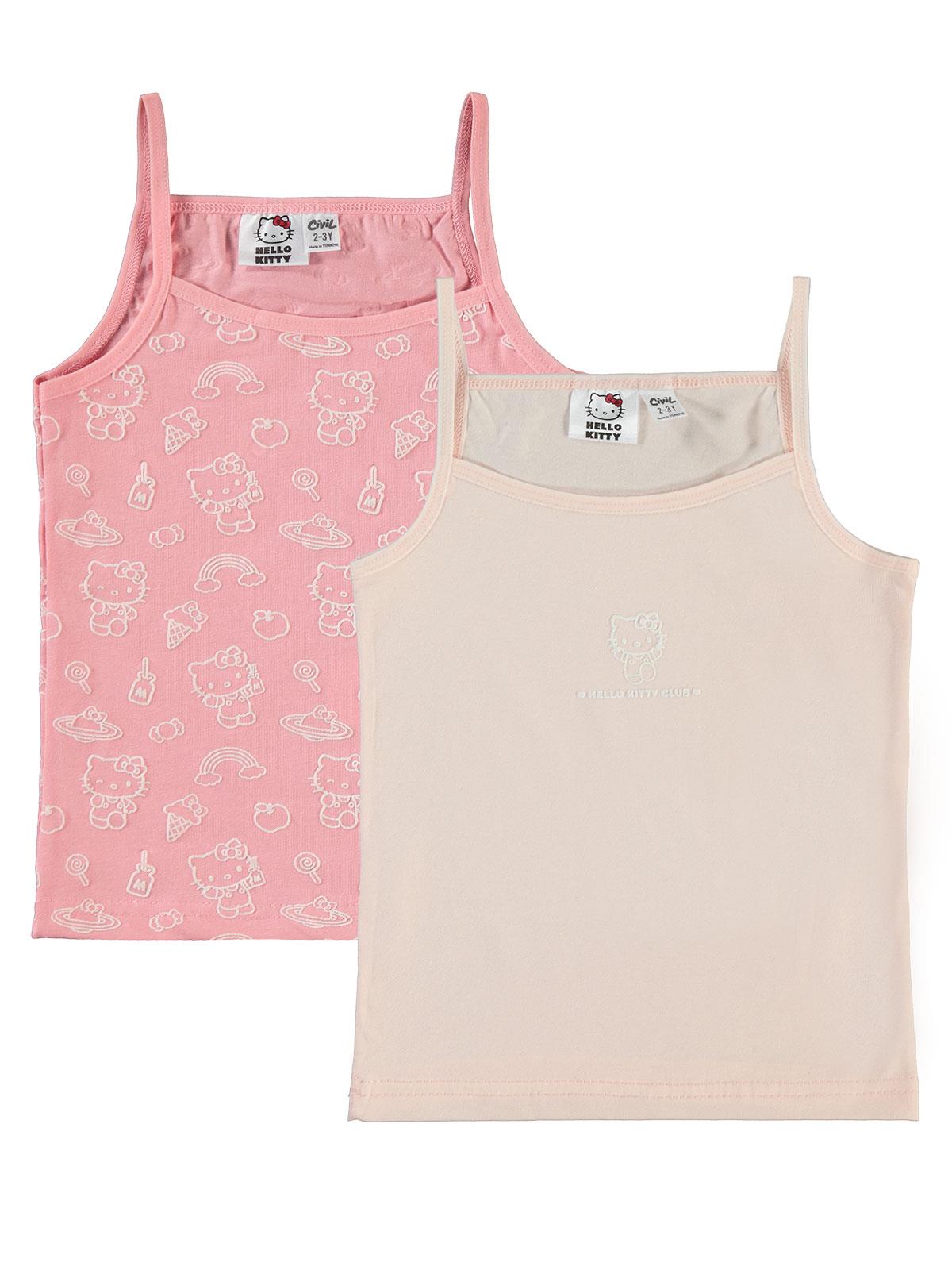 Hello Kitty 2'li Atlet Set | Likralı Süprem Baskılı | Okul Kreş ve Günlük Kullanım