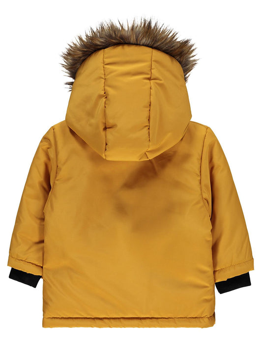 Civil Baby Kürklü 6-18 Ay Mont - Hardal