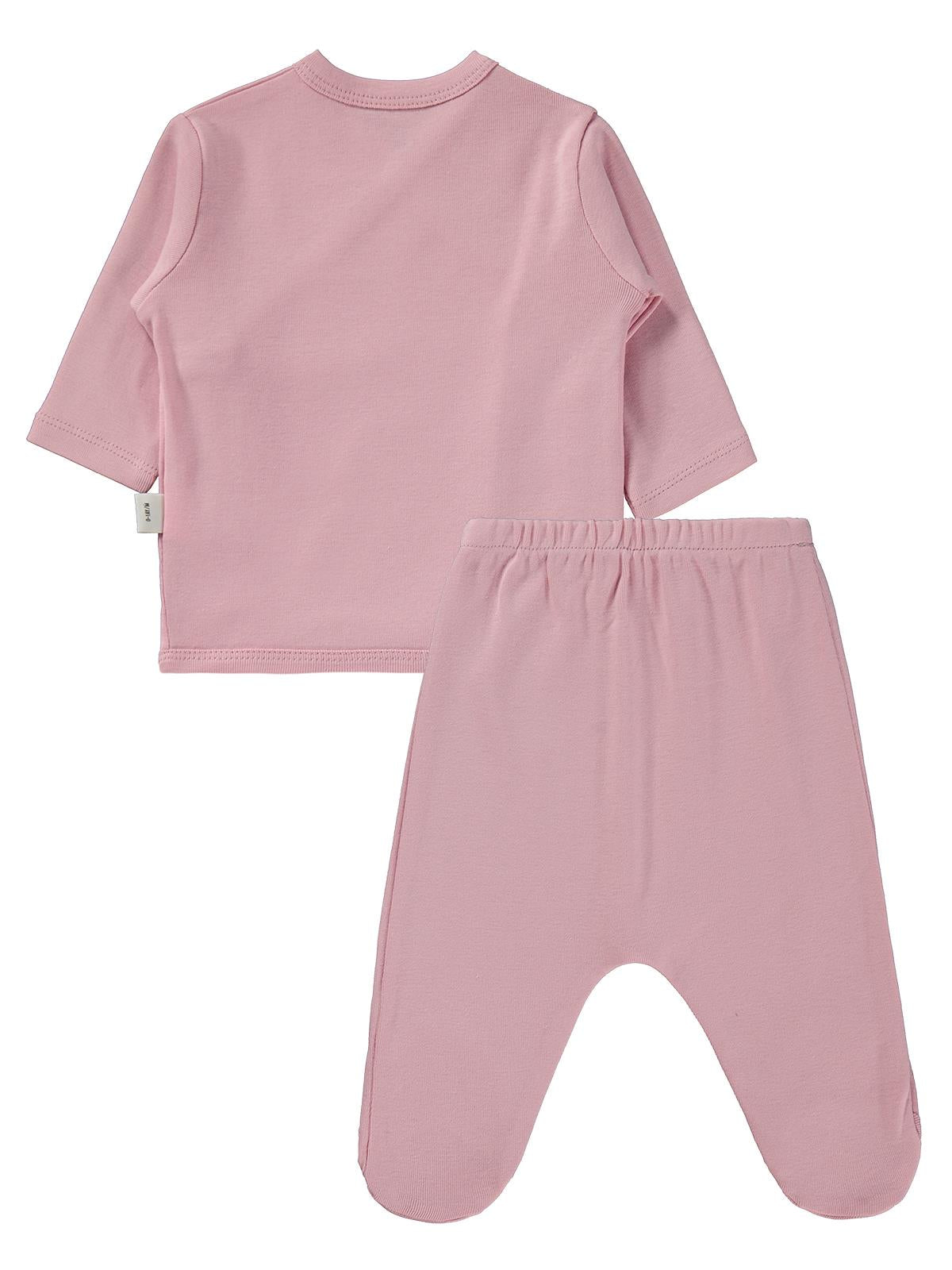 Civil Baby 3'Lü Basic 0-1 Ay Zıbın Takımları - Pembe