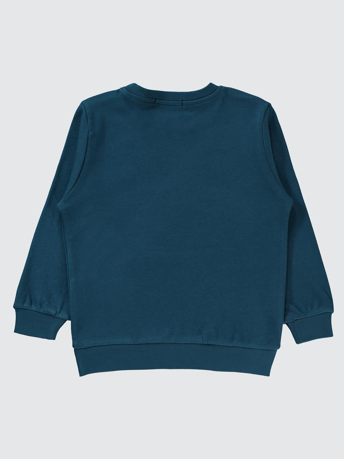 Civil Boys Space Is Cool Baskılı 2-5 Yaş Sweatshirt - Yeşil
