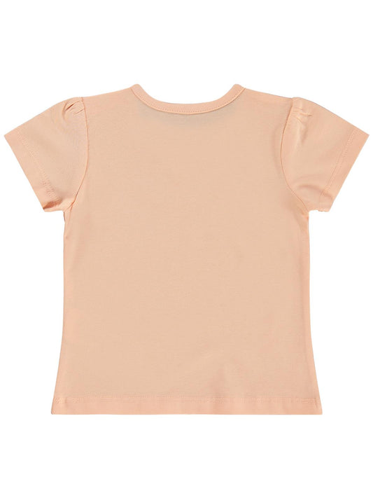 Civil Baby Kız Bebek Tişört 6-18 Ay - Pudra