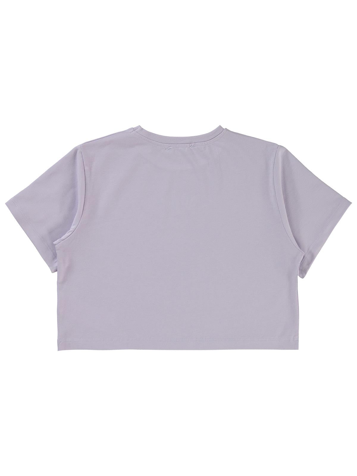 Civil Girls Flamingo Baskılı 10-13 Yaş Tişört - Lila
