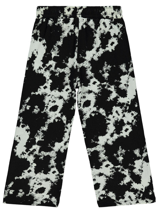 Civil Girls Batik 6-9 Yaş Pantolon - Siyah