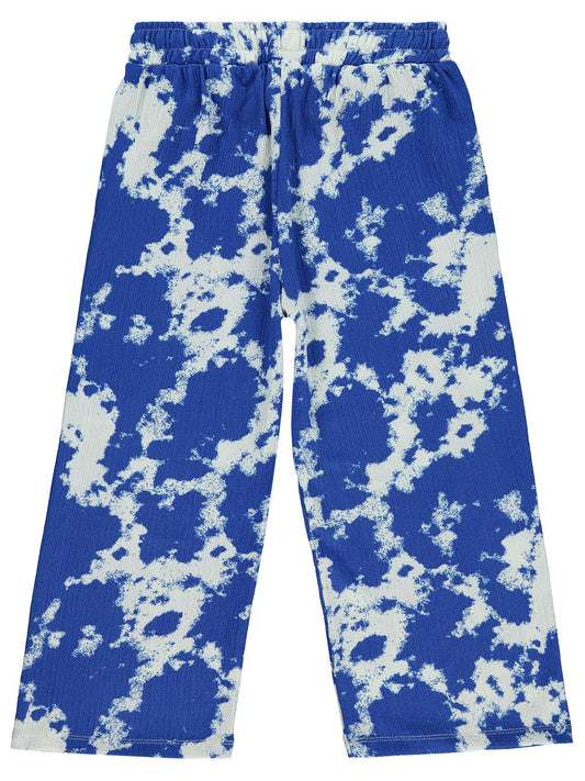 Civil Girls Batik 6-9 Yaş Pantolon - Mavi