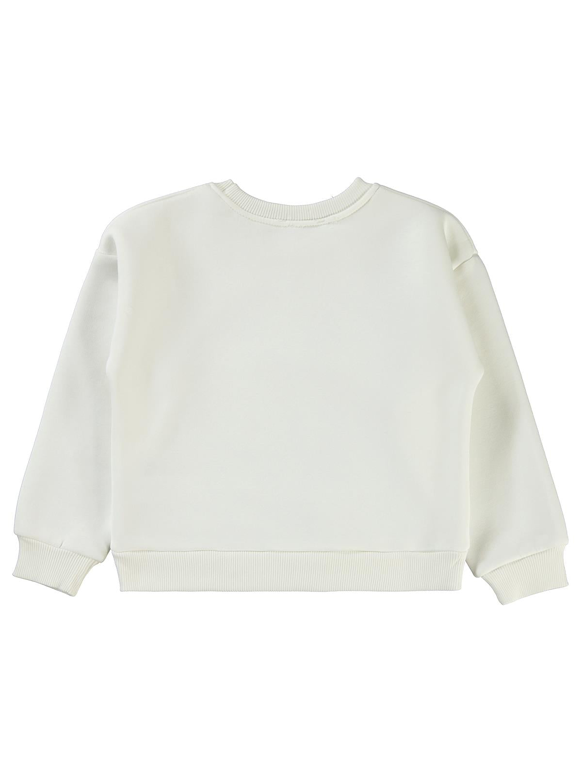 Tom and Jerry 6-9 Yaş Sweatshirt - Ekru