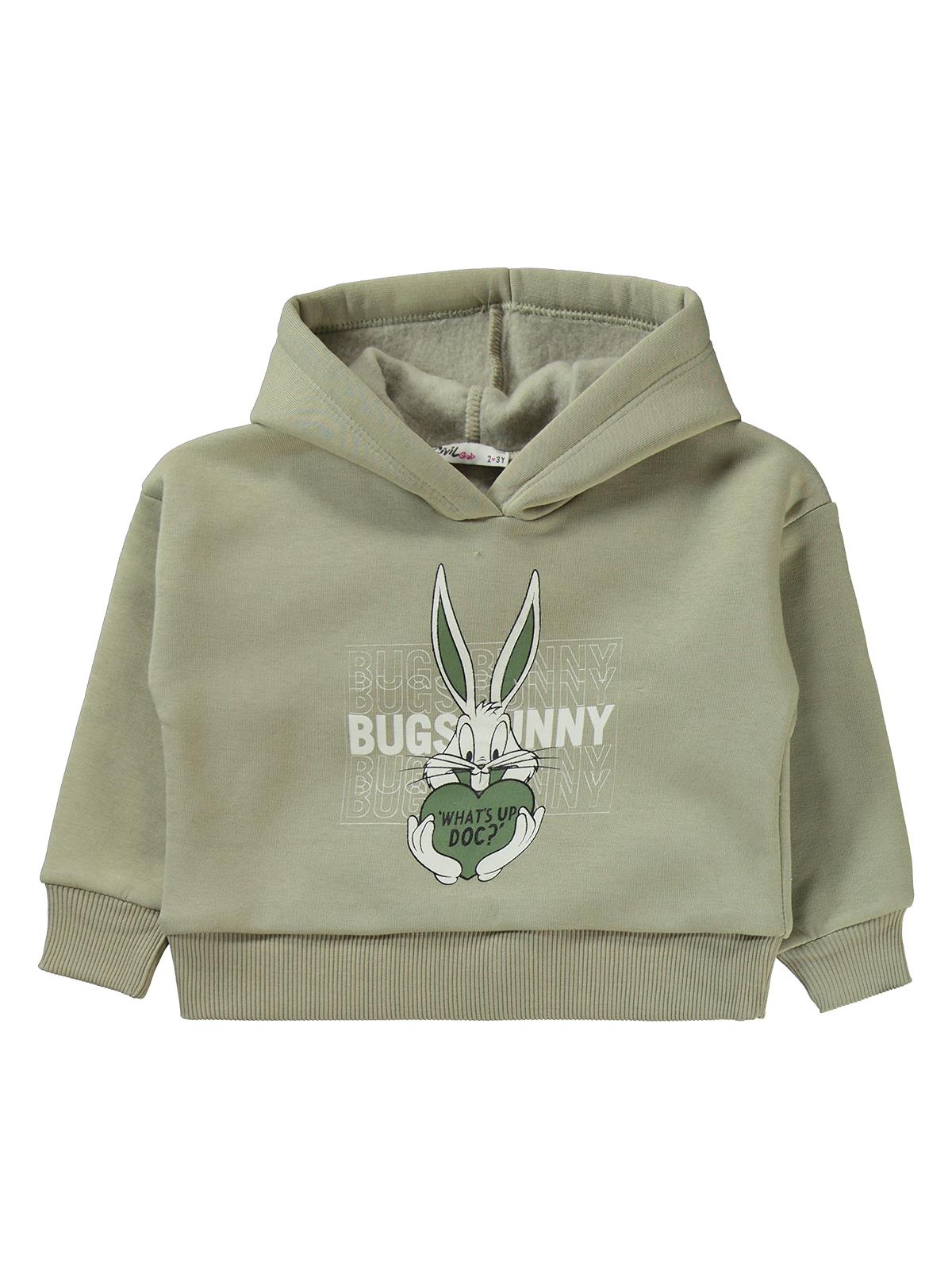 Bugs Bunny 2-5 Yaş Eşofman Takımı - Gri