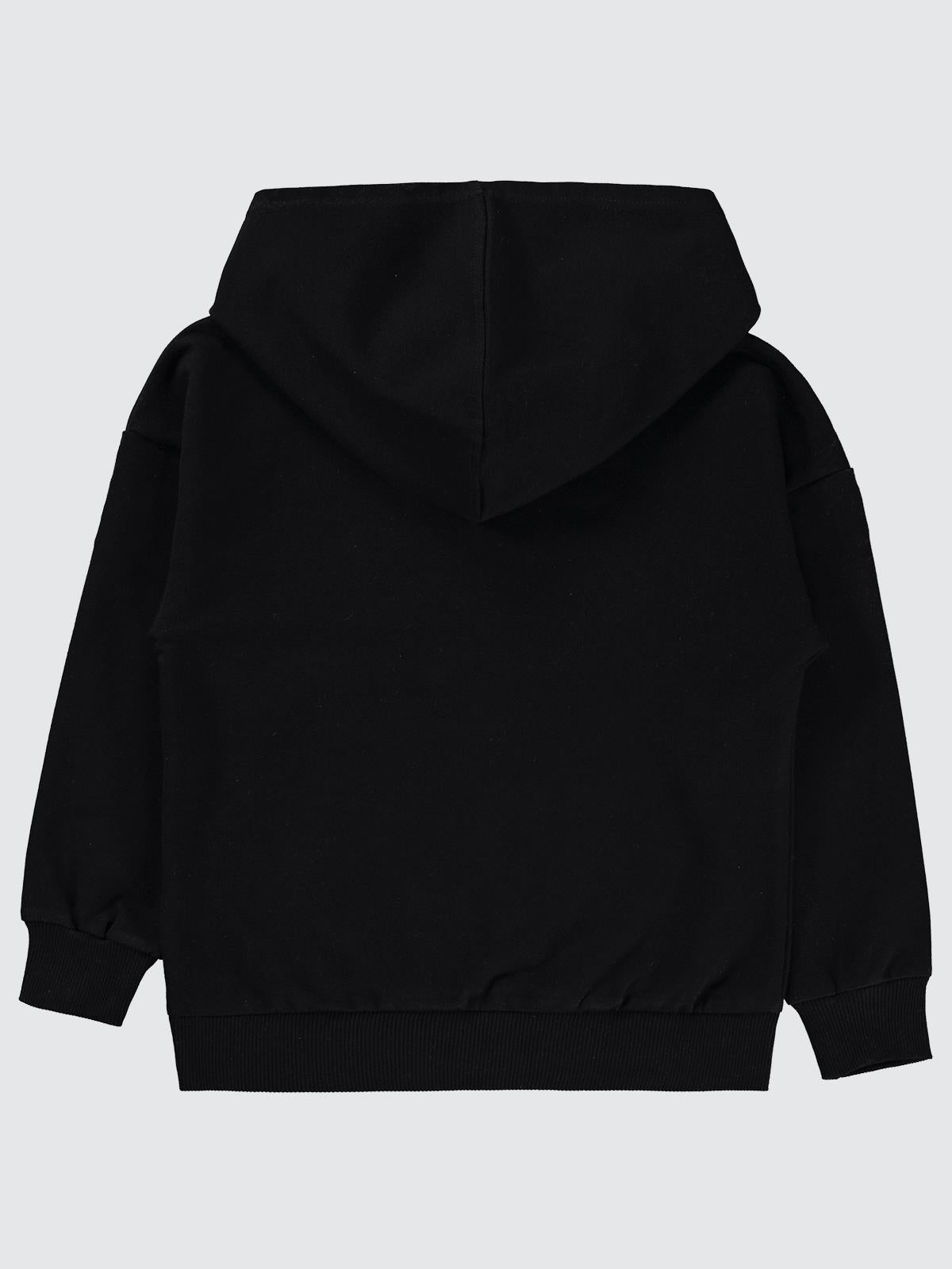 Civil Boys Neber Baskılı 6-9 Yaş Sweatshirt - Siyah