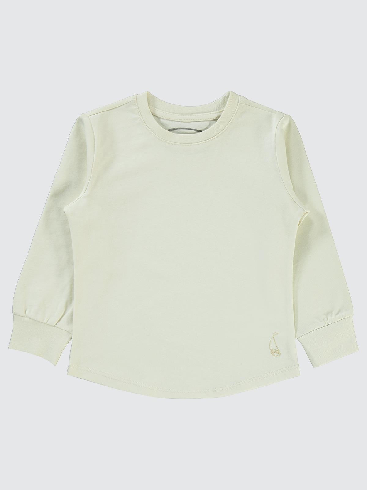 Civil Boys Yelken 2-5 Yaş Sweatshirt - Fil Dişi