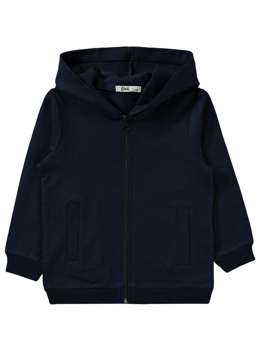 Civil Erkek Çocuk Unisex Basic Eşofman Takımı | 2 İp - 2 İp Uzun Kol | Okul Kreş ve Günlük Kullanım - Lacivert
