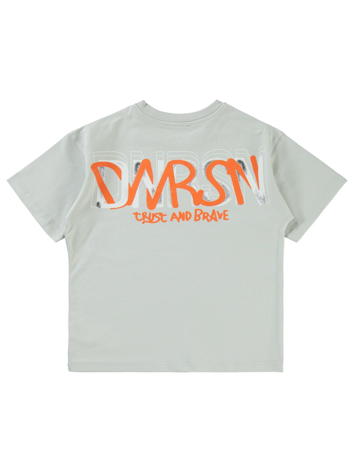 Civil Boys Dnrsn Baskılı 6-9 Yaş Tişört - Gri