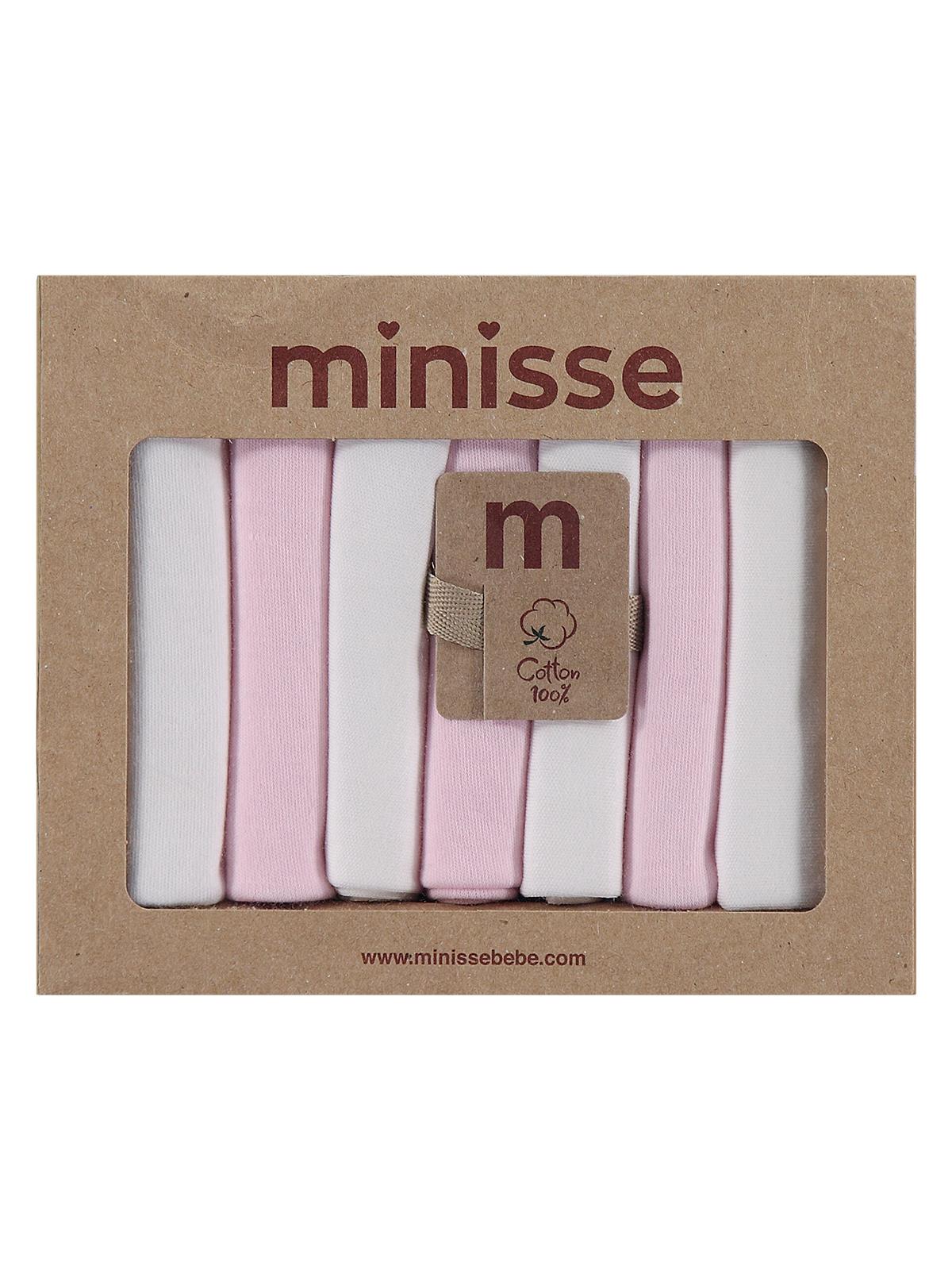 Civil Baby Düz 7 Li Ağız Mendili - Pembe