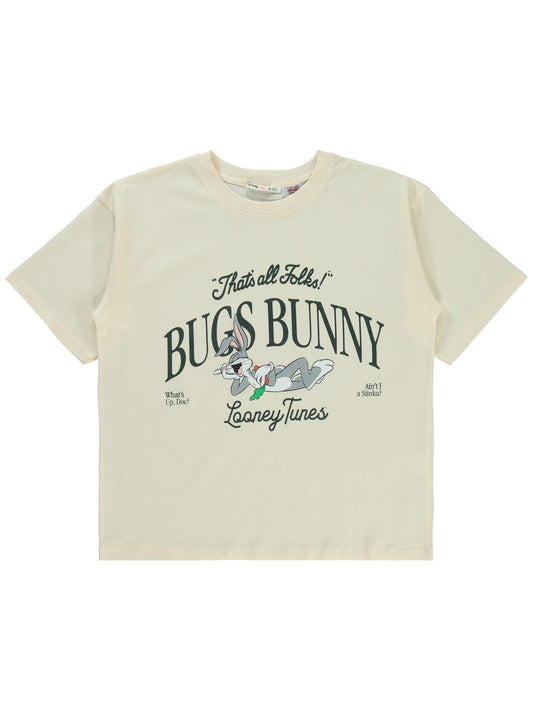 Bugs Bunny 10-13 Yaş Tişört - Fil Dişi