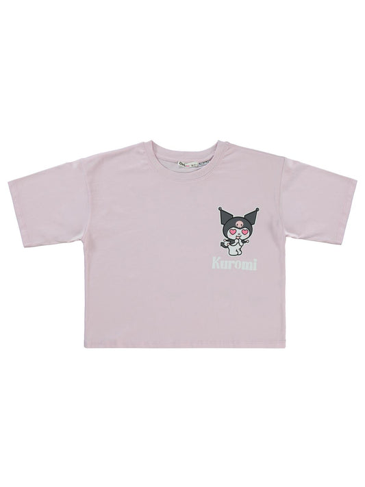 Kuromi 10-13 Yaş Tişört - Lila