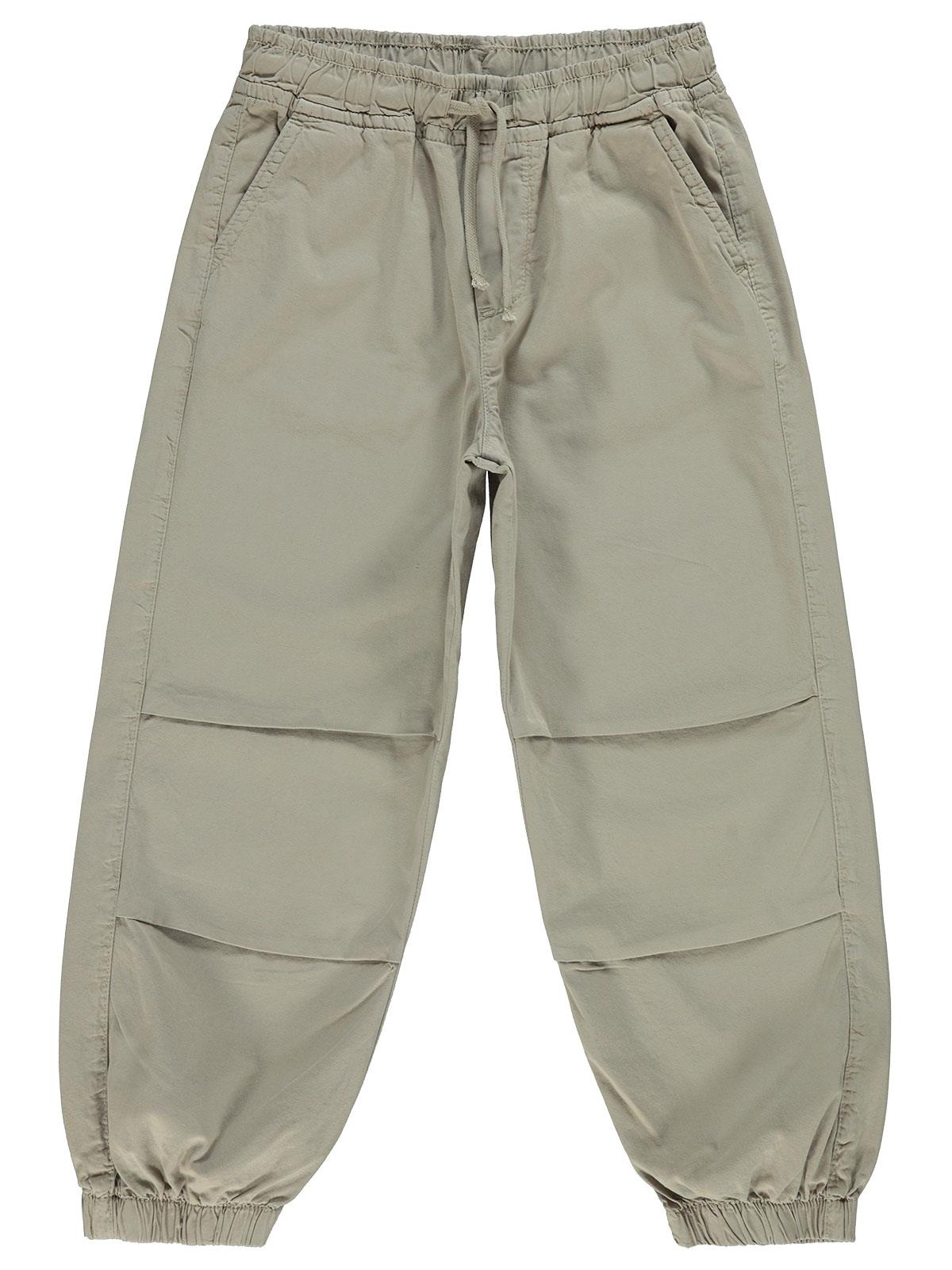 Civil Boys Paçası Lastikli 10-13 Yaş Pantolon - Bej