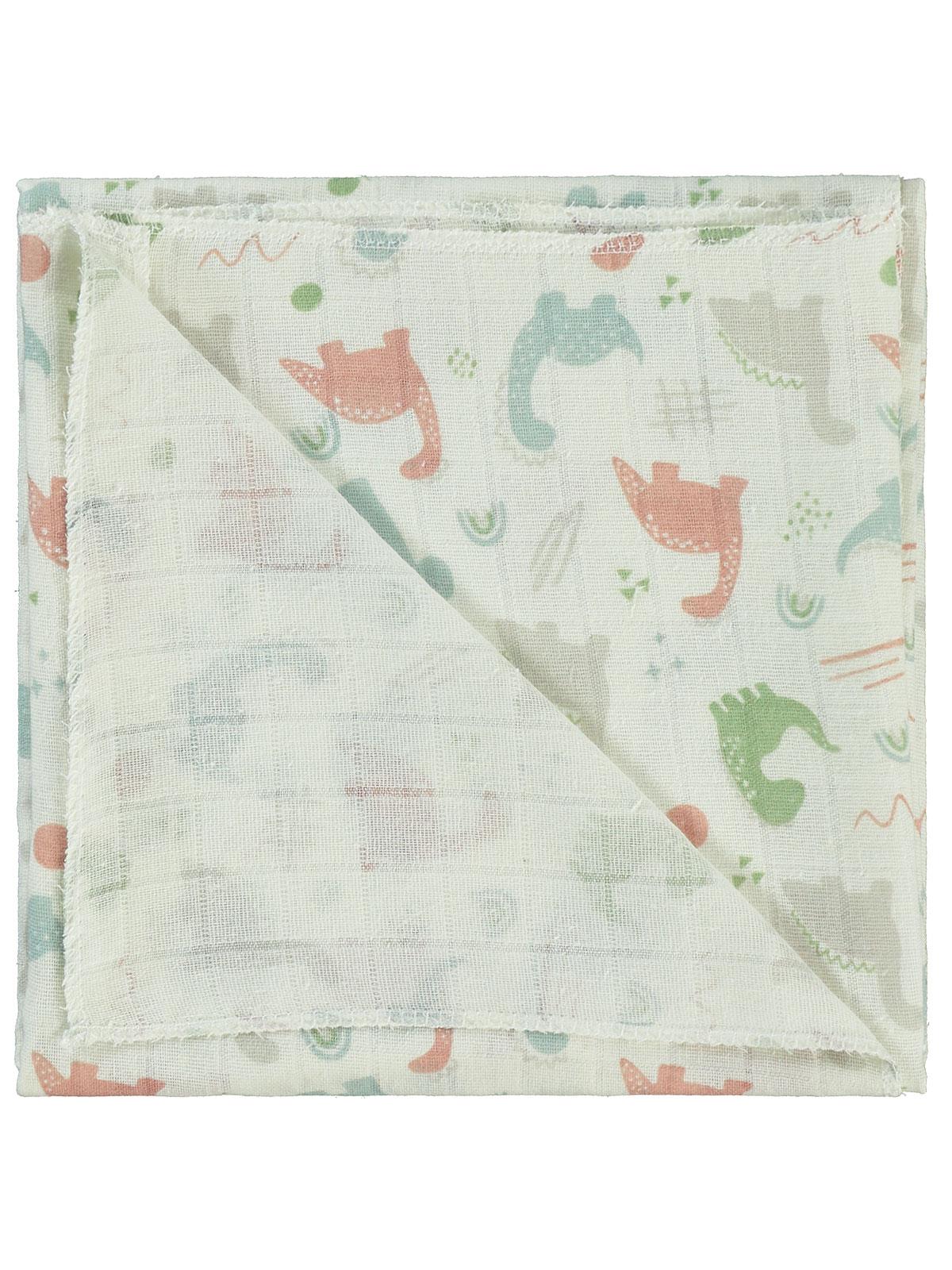 Civil Baby Dinazor Empirme 75X75Cm Battaniye - Ekru