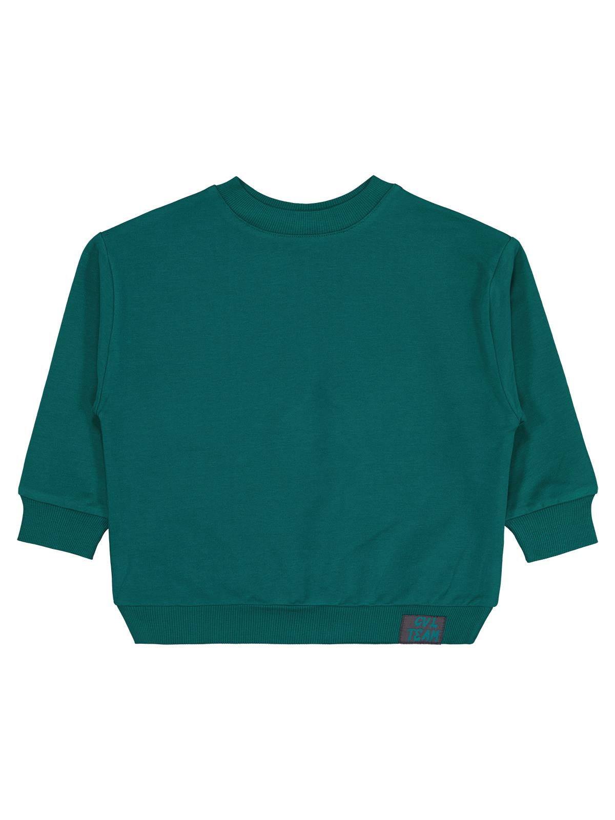 Civil Boys Cvl Team Etiketli 2-5 Yaş Sweatshirt - Yeşil