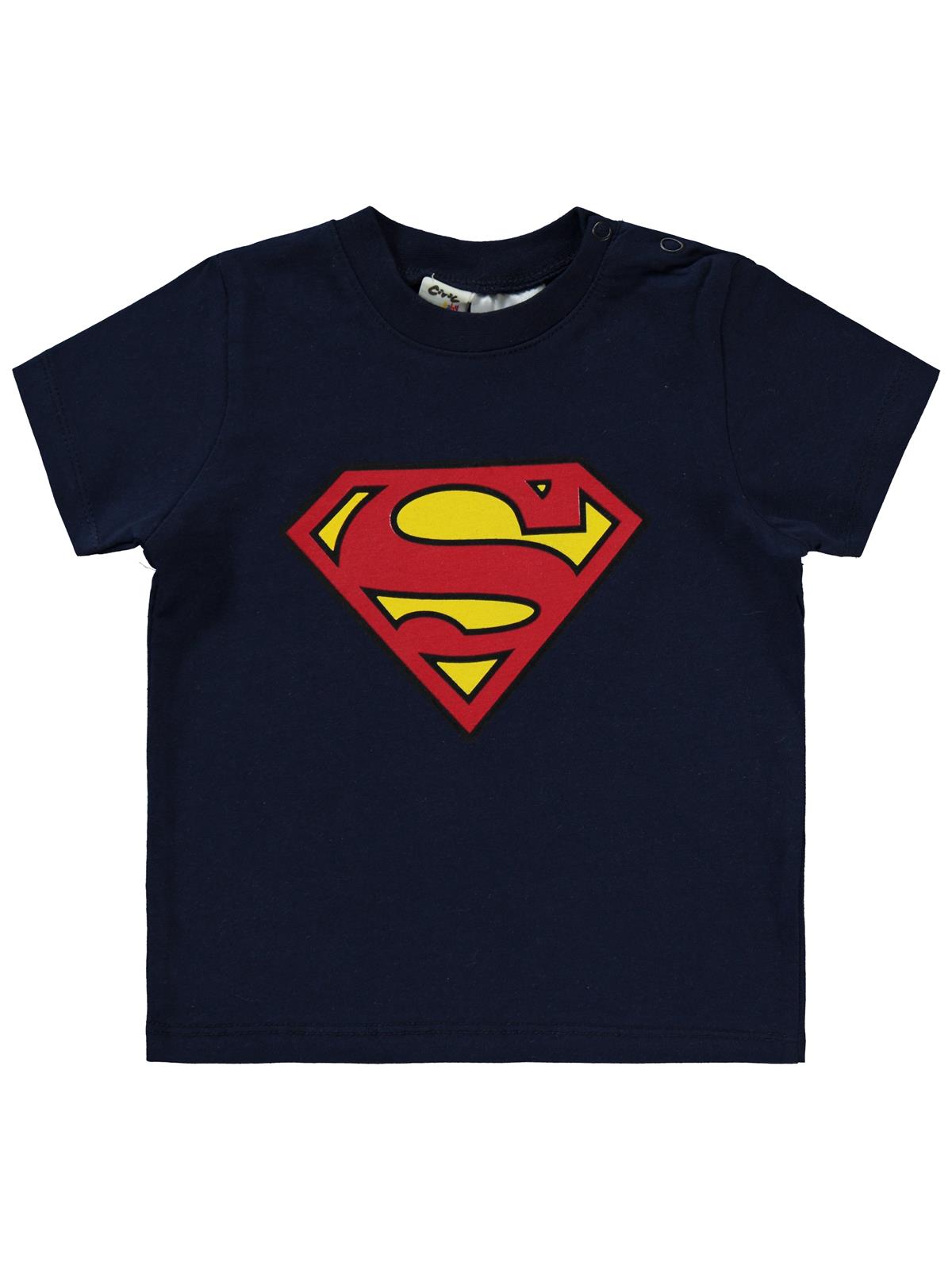 Superman Baskılı 6-18 Ay Takım - Lacivert