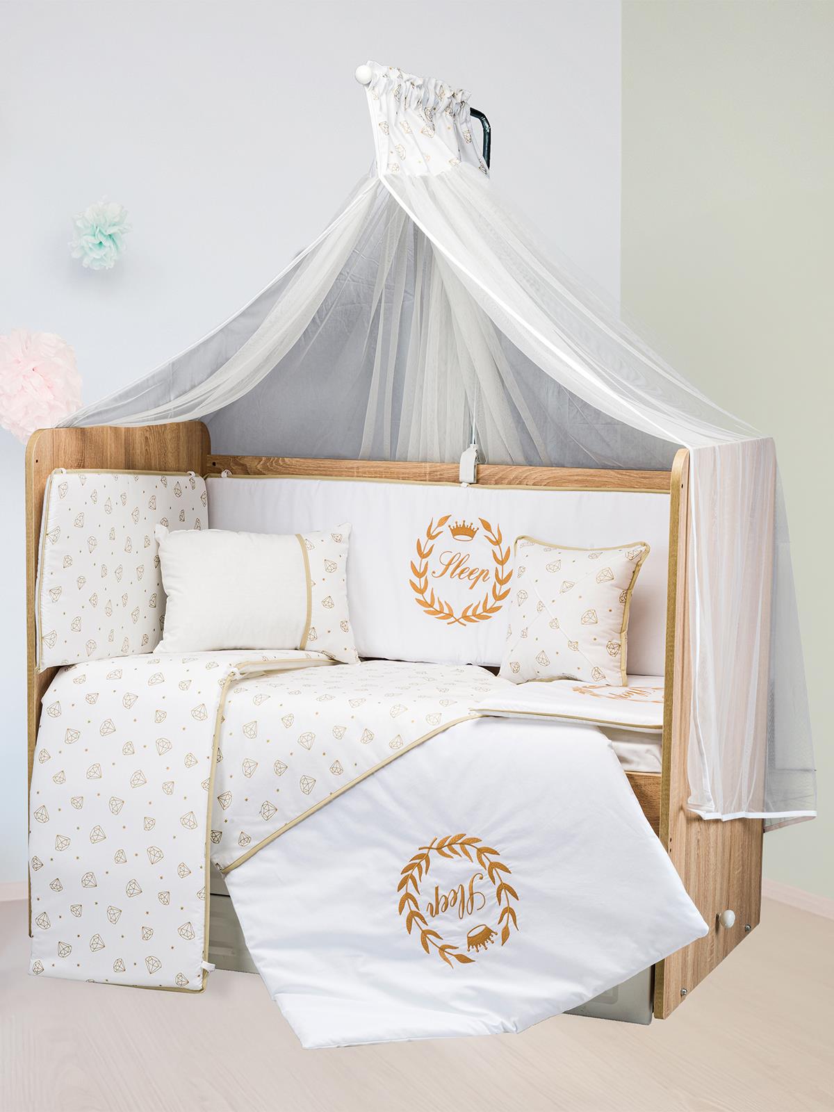 Aras Bebe Sleep Uyku Seti 70x130 Cm - Kahverengi