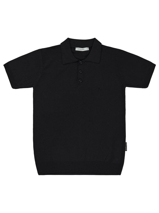Pierre Cardin Triko Tişört 6-9 Yaş Tişört - Siyah