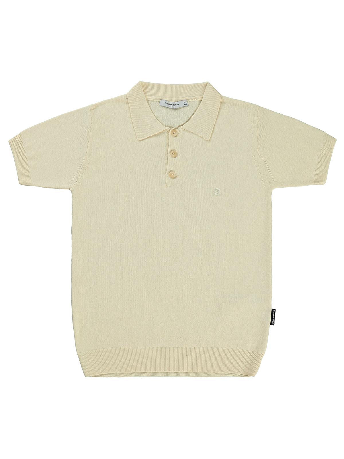 Pierre Cardin Triko Tişört 6-9 Yaş Tişört - Bej