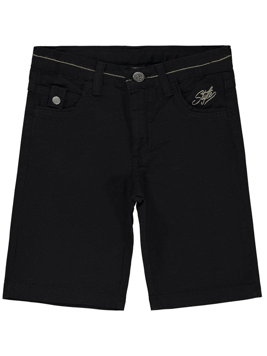 Pierre Cardin Basic 6-9 Yaş Kapri - Siyah