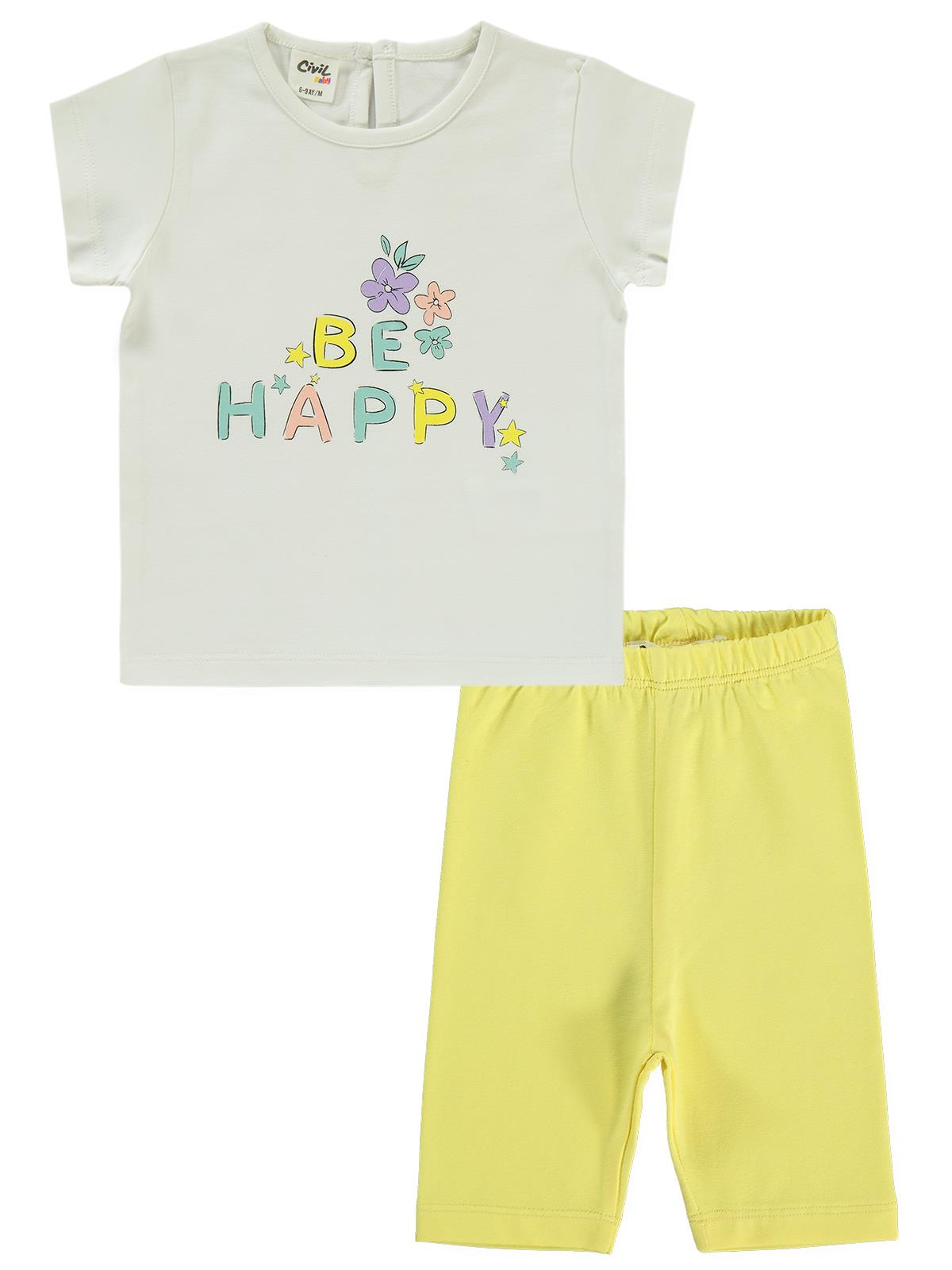 Civil Baby Unicorn Baskılı 3'lü Set  2'li 6-18 Ay Takım