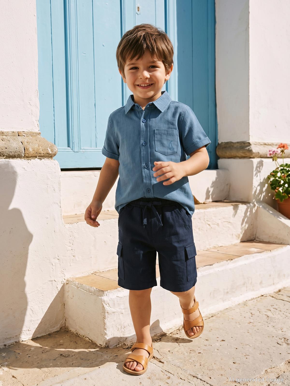 Pierre Cardin Kargo Cepli 2-5 Yaş Kapri - Lacivert