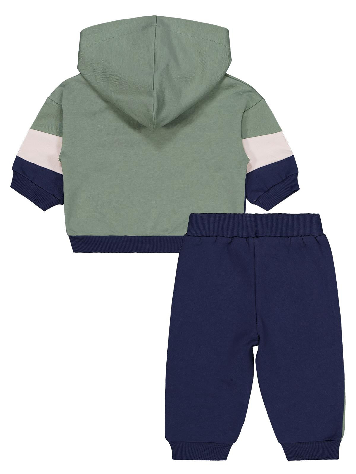 Civil Baby Baskılı 2'li 6-18 Ay Takım - Lacivert