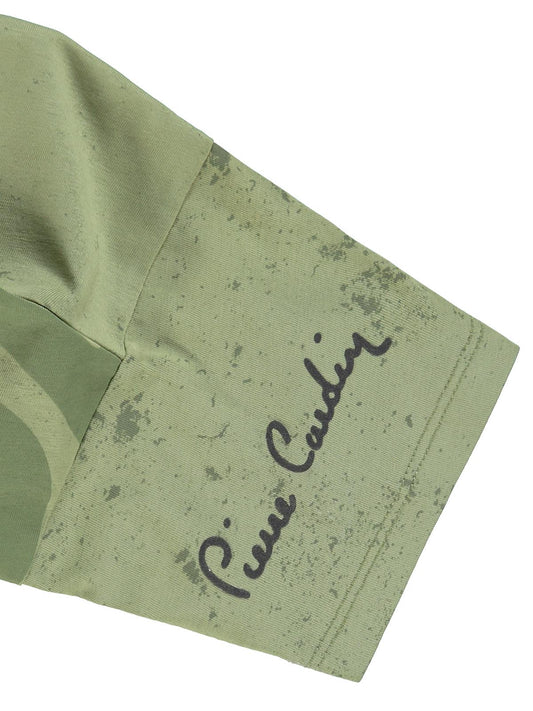 Pierre Cardin Pano Baskılı 10-12 Yaş Tişört - Haki