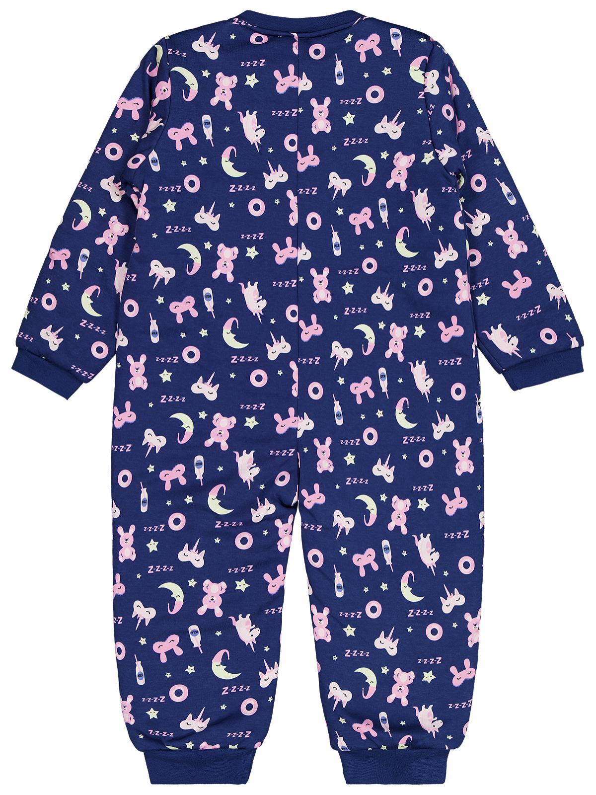 Civil Girls Unicorn Ve Uyku Empirme 90 Gr 6-9 Yaş Uyku Tulumu - Mavi