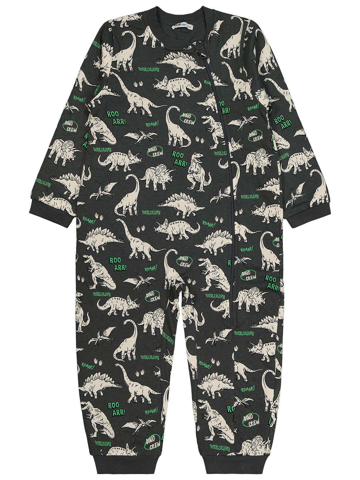 Civil Boys Roar Dino Empirme 30 Gr 6-9 Yaş Uyku Tulumu - Gri