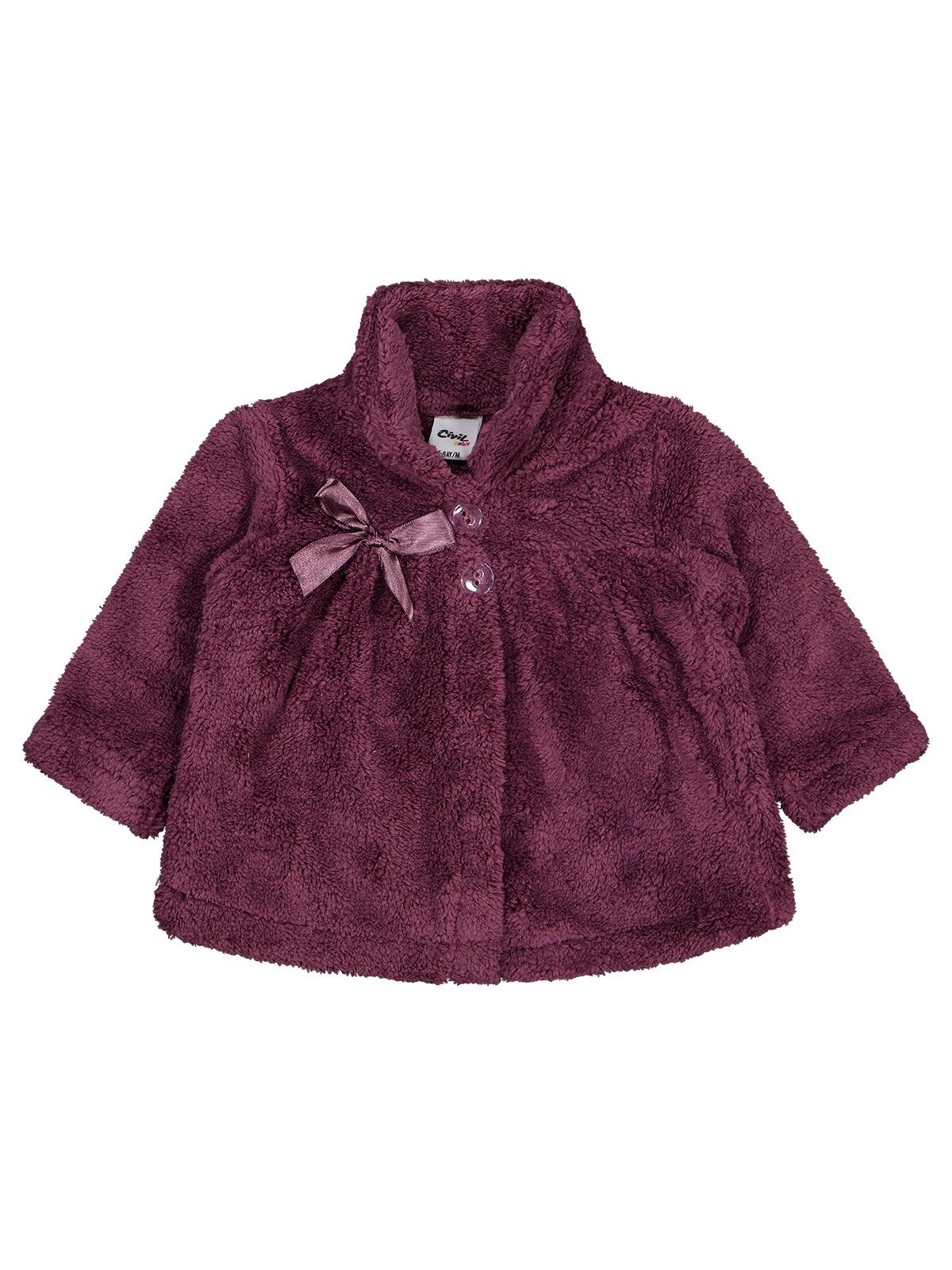 Civil Baby Fiyonklu 6-18 Ay Hırka - Lila