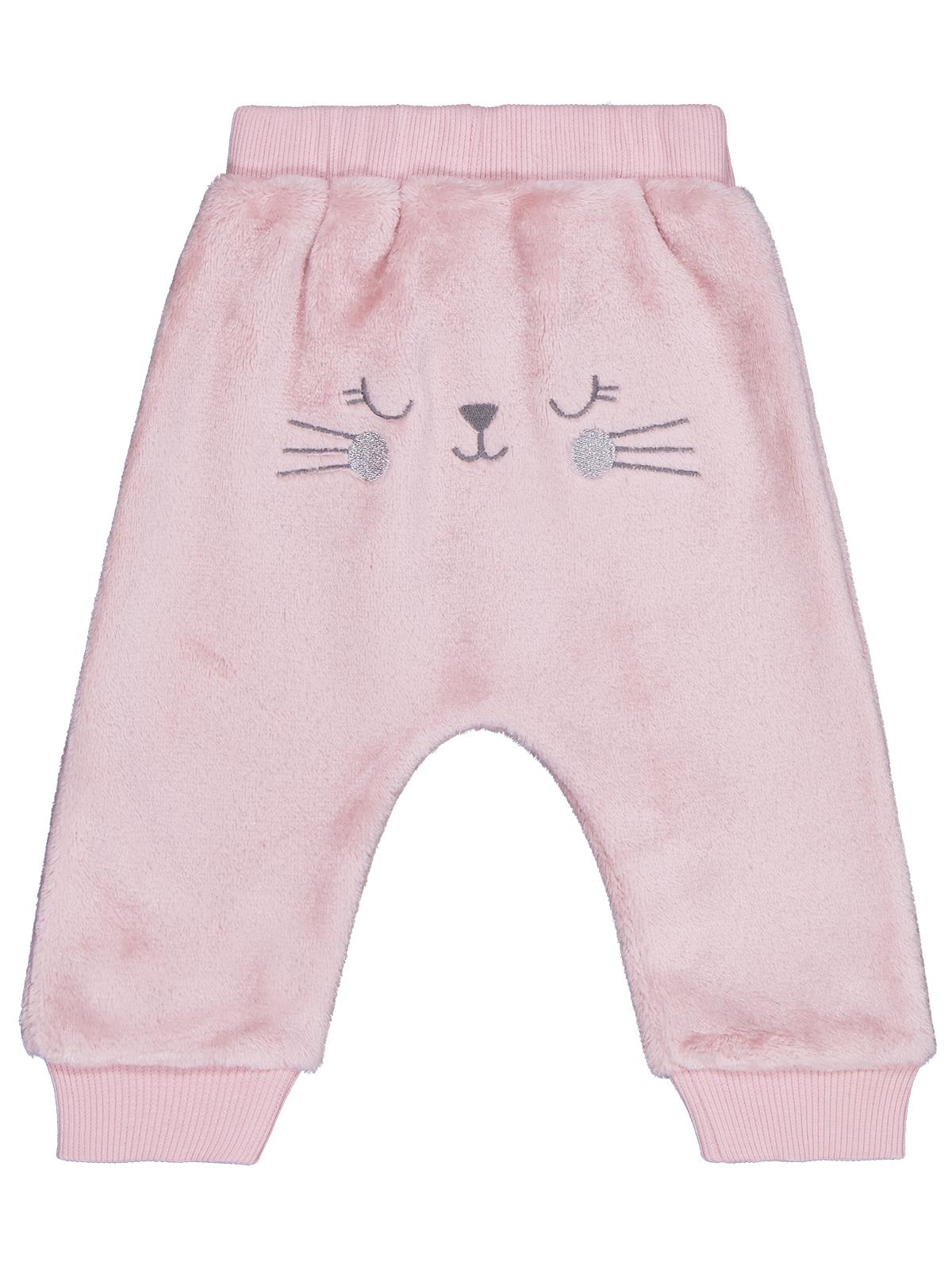 Civil Baby Bel Fiyonklu Meow Nakışlı 6-18 Ay Eşofman Altı - Lila