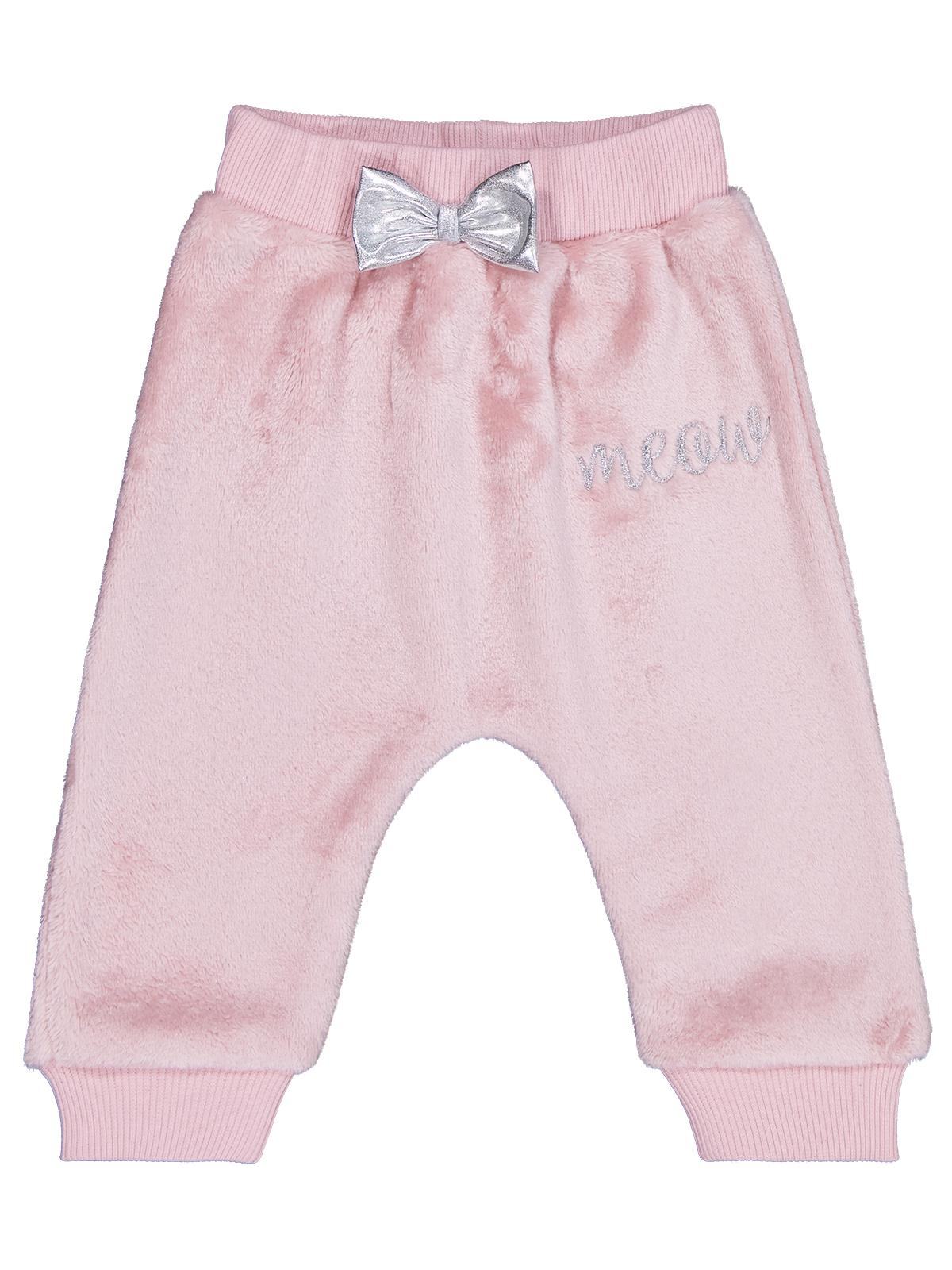 Civil Baby Bel Fiyonklu Meow Nakışlı 6-18 Ay Eşofman Altı - Lila