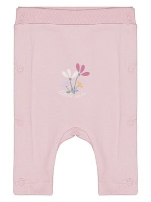 Civil Baby Çiçek Baskılı Prematüre Tek Alt Bebe - Pembe