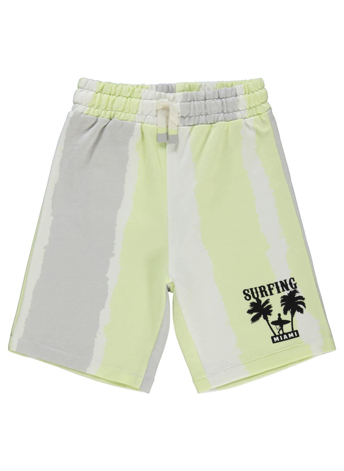 Civil Boys Dikey Batik Empirme 6-9 Yaş Kapri - Ekru
