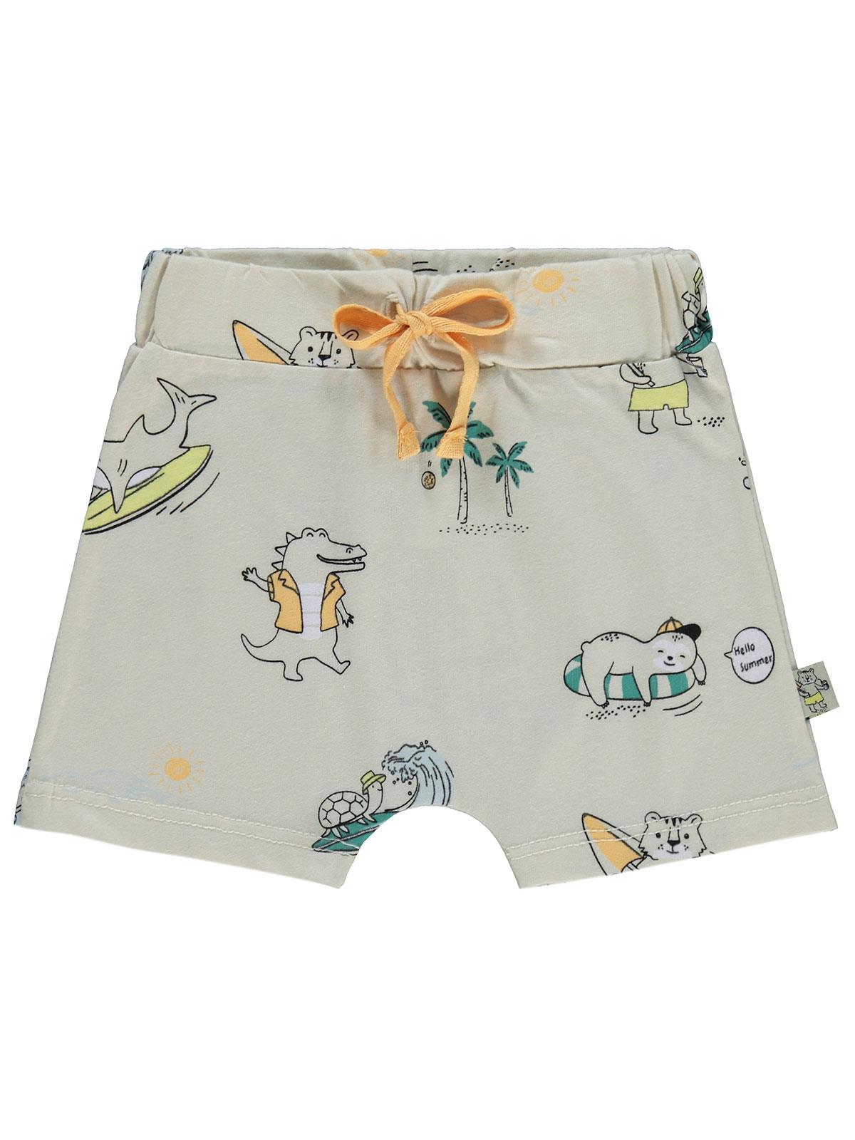 Civil Baby Beach Empirme 6-18 Ay Şort - Bej