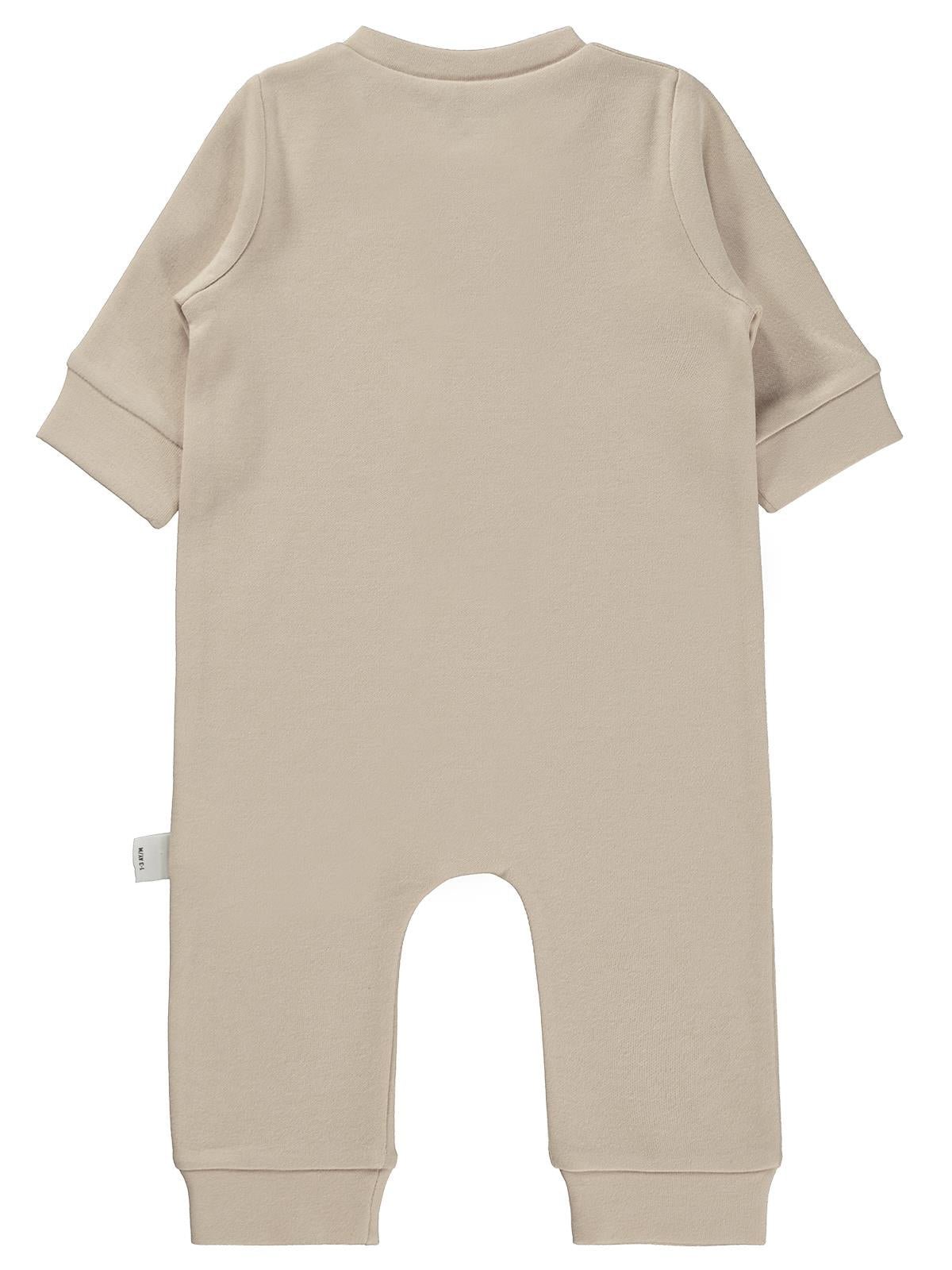 Civil Baby Düz Basic 1-6 Ay Tulum - Bej